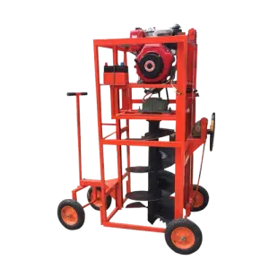 Small Electric Gasoline Deep Hole Manual Earth Auger Excavator Drilling Machine for