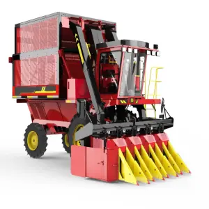 4MZ-6 Self-Propelled Cotton Picker Combine Harvester for Picking & Baling with Cow Feed & Grass Cutter 6 Rows