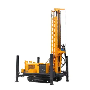 2025 Hengwang 600m 500m 400m 300m 200m Crawler Track Mounted Deep Borehole Water Well Drilling Rig for Water Well Machine