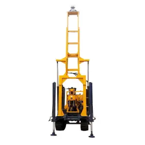 Hydraulic Portable Drilling Rig Machine 200m Crawler Hydraulic Portable Drilling Rig Machine for