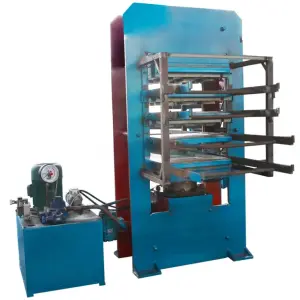 Interlock Rubber Tile Press/paver Floor Hydraulic Press/recycle Tire Crumb Rubber Tiles Plate Vulcanizing Press