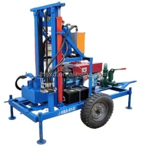 More Powerful 100meters Borehole Water Well Drilling Machine Washing Machine Portable Drilling Rig for Water Well