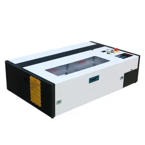 Mini 50w Desktop Laser Engraving Machine Rubber Stamp Maker for Plastic/Crystal for Acrylic Stone Glass Wood Plywood MDF
