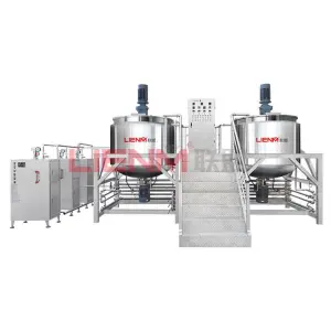 Liquid Soap Making Machine Cosmetic Mixer Vacuum Homogenizer Emulsifier Liquid Soap Making Machine