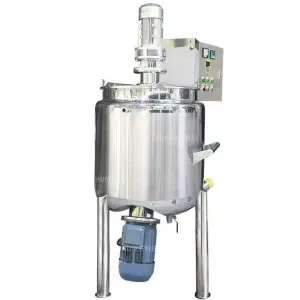 of Stainless Steel Mixing Tank Hand Sanitizer Gel Homogenizer Mixer Liquid Soap Detergent Making Machine