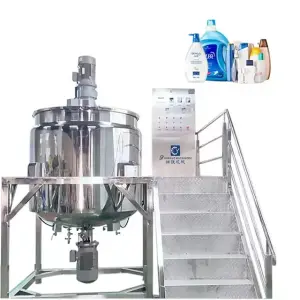 1000L Shampoo Mixing Tank Making Machine Liquid Soap Making Machine Homogenizer Mixer Shampoo Making Machinery