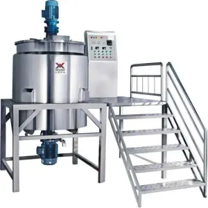 Detergent Liquid Laundry Mixing Tank With Heating Liquid Hand Soap Making Machine Mixer Machine Homogenizing Blender