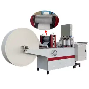 Machines for Small Businesses Napkin Tissue Paper Making Machine with Color Napkin Printing Machine
