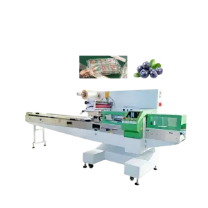 Horizontal Table Top Pillow Wrap Machine for Packaging Fruit and Vegetables for Food Paper Packing in Bags