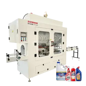 Automatic High Speed Anti Corrosion 100-5000 ml Chlorine Bleach Liquid Detergent Filling Machine