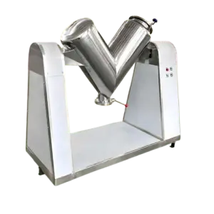 Small Vh 20l Nail Wash Lab Mini Scale Dry Ultra Fine Soap Chemical Manual V Shape Powder Mixer Cocoa and Milk