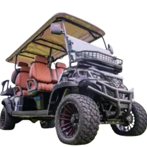 Energy 6 Seater 7.5KW AC Motor Lithium Ion Battery 30mph Lifted Off Road Electric Golf Carts