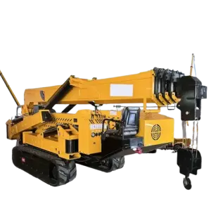 spider crawler crane 8 ton construction telescopic spider crane