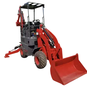 Mini Compact Loader 0.6ton 1ton 1.4ton Diesel Mini Backhoe Loader