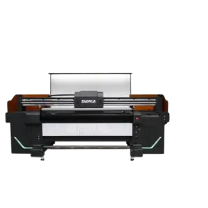 1.8m Flexible Material UV Inkjet Flatbed Printer Machine for Wallpaper Label Transfer Sticker Leather Banner Logo Canvas Printer