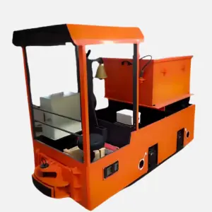 Battery Operated Locomotive Mine Transportation Tunneling Railway U