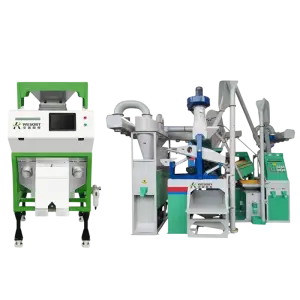 Wesort Rice Color Sorter &amp; Mini Rice Milling Machine Plant: