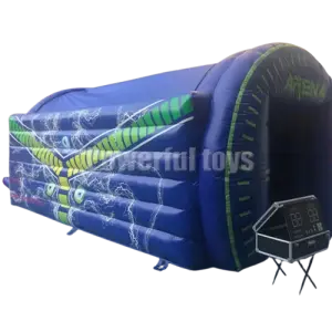 Interactive Inflatable Ips Shooting Game Combi Sport Arena For Children And Adults