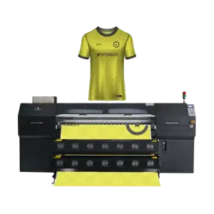 POTRY 1.8m 15 Print Heads Solution Heat Transfer High Speed Textile Machinery Sublimation Printer