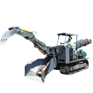 Crawler Type Mining Slag Raking Machine Small Tunnel Gold Mining Equipment High Working Efficiency Mucking Rock Loader