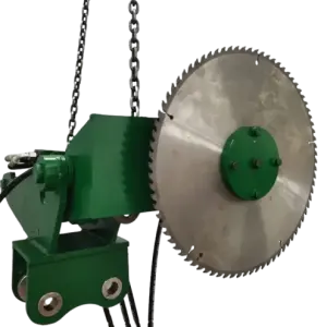 Wood stump cutter tree branch saw firewood cutting saw head Tree Saw Mulcher Hydraulic Saw Head for Excavator