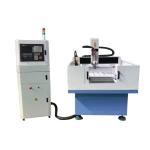 Small 6060 Wood 4 axis 3D CNC Router Milling Machine