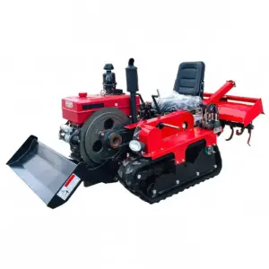 TDER 35HP High Efficiency Rotary Cultivator Tiller Loose Soil Drainage Crawler Type Agricultural Rotary Plowing Machine