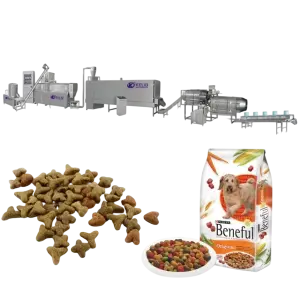 Fully Automatic Pet Cat Kibble Food Making Machine
