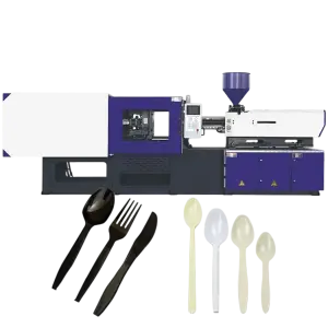 disposable PP food grade cutlery plastic fork knife spoon making machine