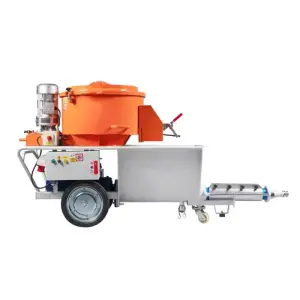 Motor Cement Sprayer Wall Plaster Mortar Paint Spraying Machine