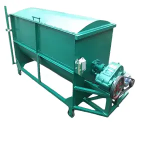 Animal cattle sheep forage dry powder feed mixer machine poultry feed mixing machine horizontal feed mixer equipment