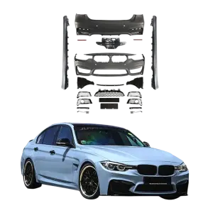 car bumper F30  F35 upgrade M3 modified Bumper Fender Rear Bumper Side Skirts for BMW 3 series car bodykit