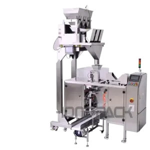 Packing rice cake weigher fresh noodles premade bag packing machine