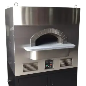 Garden Wood Outdoor  Automatic Rotating Pizza Oven
