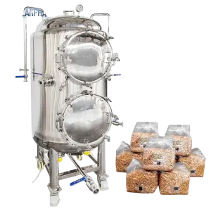 Large Capacity 330L Industrial Autoclave Sterilizer for Mushroom Substrate and Sorghum Grains