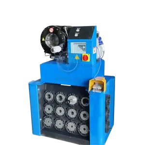 Stainless Steel Wire Braided Hydraulic Hose Crimping Machine: 2", 3", 4" Diameter, Low Maintenance
