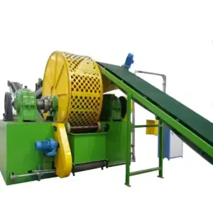Rubber Powder Making Plant Tire Cutting Recycling Machine.