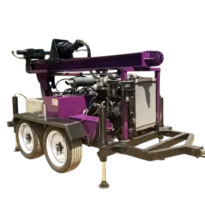 SM300pro Portable 100m 180m 200m 300M Hydraulic Bore Hole Water Well Drilling rig machine