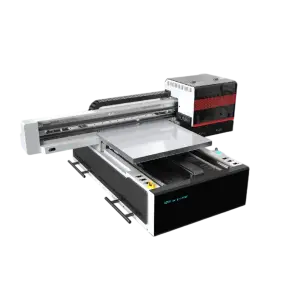 BYTCNC Popular smart printing machine  with industrial print head flatbed digital BUV-6090 UV printer
