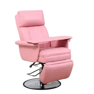 Ladies salon chair modern pink reclining salon chair styling all purpose salon chair
