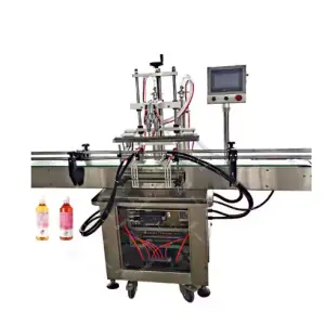 Professional 2 Heads 1 Nozzle Semi Automatic Liquid Food Filling Machine