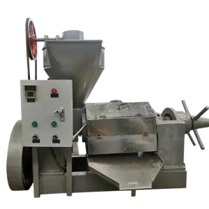 Spiral Soybean Oil Press Machine Canola Sunflower Oil Make Machine