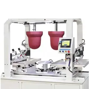 Two Color Pad Printing Machine Semi Automatic Two Tampo Pad Printing Press for Ceramic Bowls