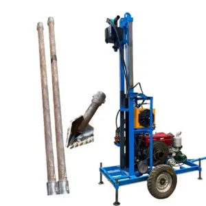 Depth 130m Hydraulic Drilling Rig for Water Well Machine