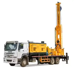 150m 200m 300m Deep Hydraulic Rotary Borehole Drill Rig DTH Deep Water Well Drilling Machine