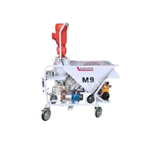Electric M9 Gypsum Plaster Spraying Machine Wall Plastering Mortar Sprayer