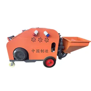 Mortar Spray Machines Wall Plastering Machine Pumps for  Diesel Cement Concrete Sprayer