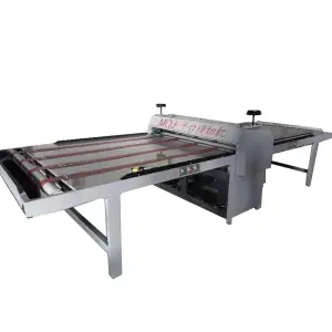 Flatbed Manual Paper Box Roll/die Cutting Machine Roll to Sheet Cutting Machine Electric Motor School Notebook Making Machine