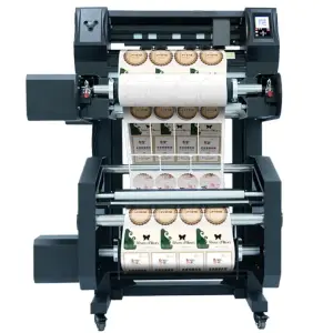 Digital Servo Motor Plotter Multi Sheet Automatic Label Die Cutter Roll Printed Paper Roll to Sheet Cutting Machine Plotters
