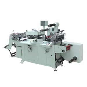 Flatbed Automatic Sticker Paper Label Roll to Roll Die Cutting Machine
